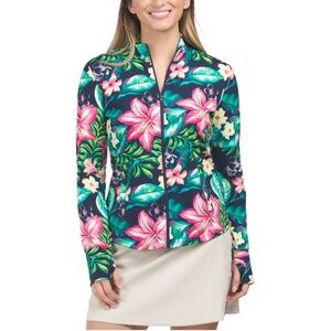 Tommy Bahama Womens' Long
Sleeve Zip Up Tennis & Golf Jacket Size Large